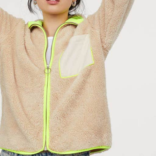 hm.com, H&M Pile Jacket