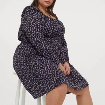 H&M+ Puff-Sleeved Dress