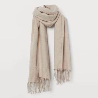 H&M Scarf With Fringe