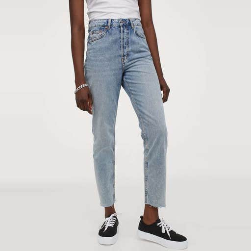 hm.com, H&M Slim Mom High Ankle Jeans