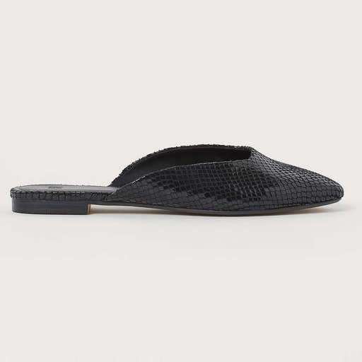 hm.com, H&M Snakeskin-Patterned Mules