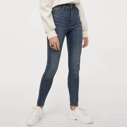 hm.com, H&M Super Skinny High Jeans