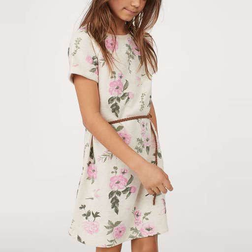 2.hm.com, H&M Sweatshirt Dress With Belt
