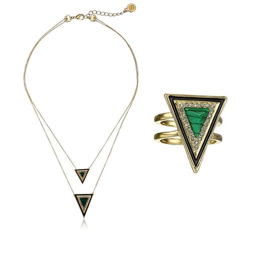revolveclothing.com, House of Harlow 1960 Teepee Triangle Necklace and Ring
