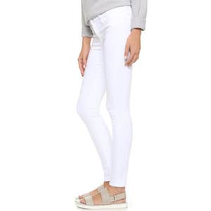 Hudson Nico Skinny Jeans in White