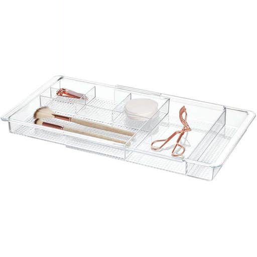 amazon.com, iDesign Clarity Plastic Expandable Drawer Organizer