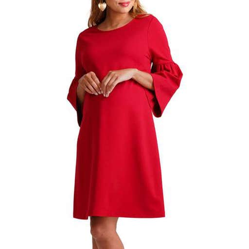 ingridandisabel.com, Ingrid & Isabel Ponte Bell Sleeve Dress