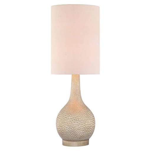 nordstrom.com, JAlexander Lighting 'Champagne Silver' Hammered Metal Table Lamp