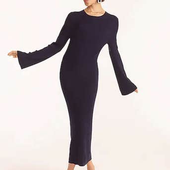 J.Crew Knit Ribbed Sweater-Dress