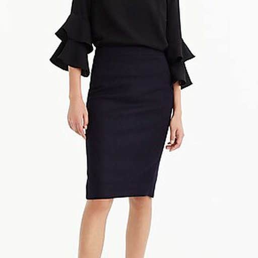 jcrew.com, J.Crew No. 2 Pencil Skirt in Double-Serge Wool