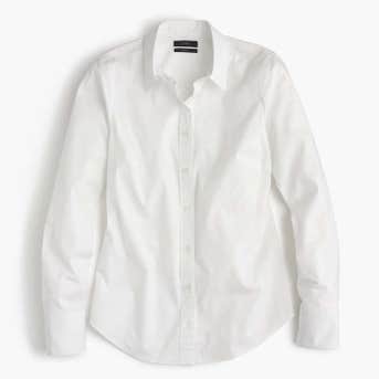 J.Crew Petite Slim Perfect Shirt in Stretch Cotton