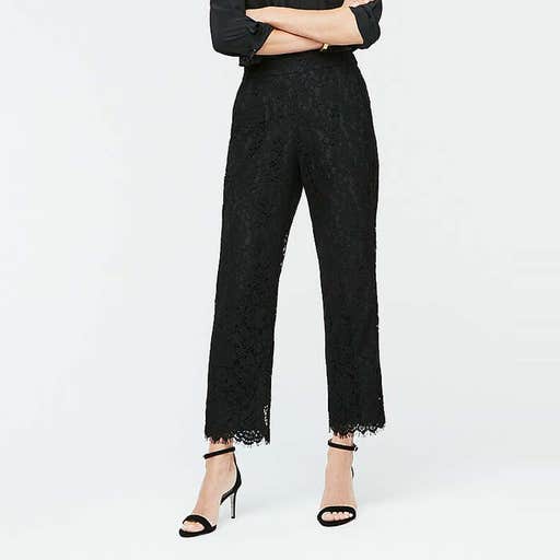 jcrew.com, J.Crew Peyton Wide-Leg Pant in Lace