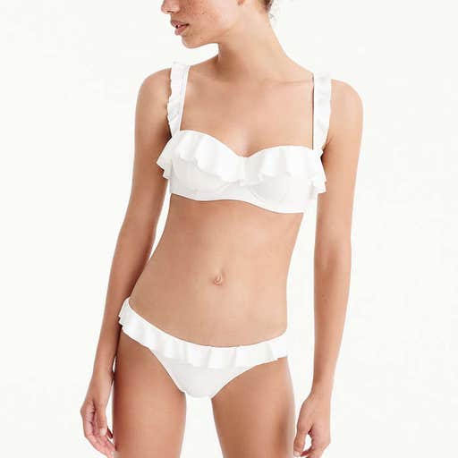 jcrew.com, J.Crew Ruffle Underwire Bikini