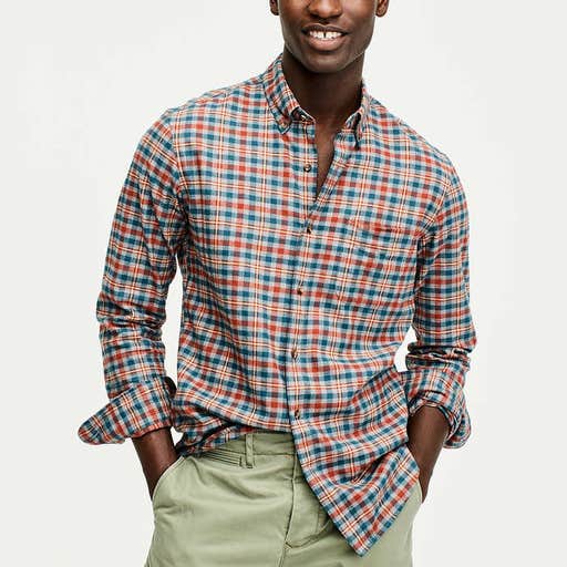 jcrew.com, J.Crew Slim Brushed Twill Shirt