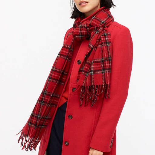 jcrew.com, J.Crew Tartan Scarf