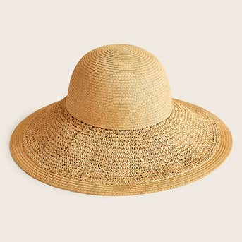 J.Crew Textured Summer Straw Hat