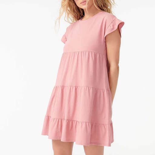 jcrew.com, J.Crew Tiered Dress In Broken-In Jersey