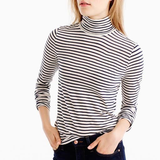 jcrew.com, J.Crew Tissue Turtleneck T-Shirt