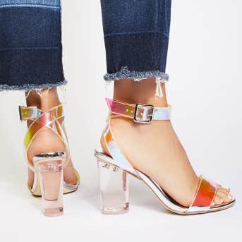 Jeffrey Campbell Glass Slipper Heel