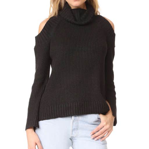 shopbop.com, J.O.A. Cold Shoulder Turtleneck Sweater
