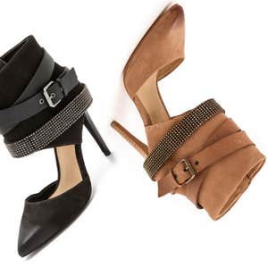 Joe's Jeans Angie Studded Ankle Strap Pumps