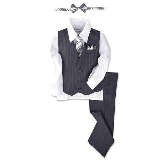 amazon.com, Johnnie Lene Pinstripe Boys Formal Dresswear Vest Set