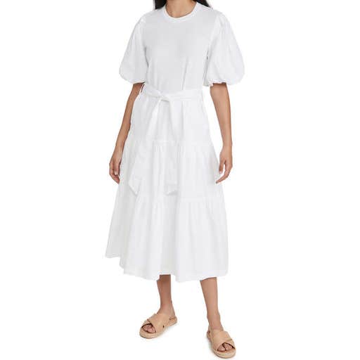 shopbop.com, Jonathon Sinkhai Standard Quincy Puff Combo Poplin Midi Dress