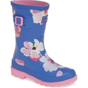 Joules Mid Height Printed Rain Boot