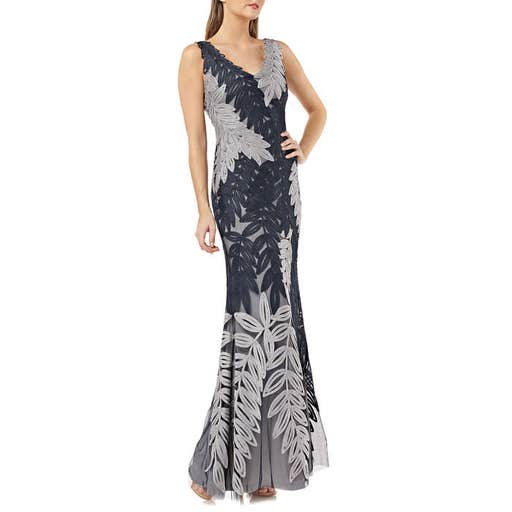 nordstrom.com, JS Collections Leaf Soutache Trumpet Gown