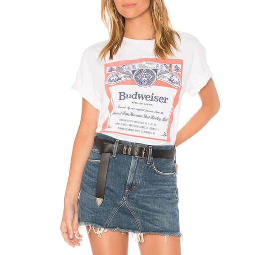 revolve.com, Junk Food Budweiser Label Tee