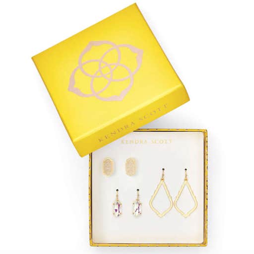 kendrascott.ocm, Kendra Scott Sophia, Lemmi, & Ellie Earring Gift Set In Gold