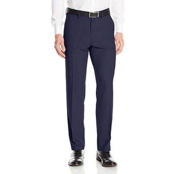 Kenneth Cole Reaction Stretch Modern-Fit Flat-Front Pant