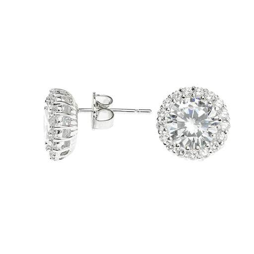 charmandchain.com, Kenneth Jay Lane Round Pavé Trim Studs