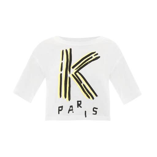 matchesfashion.com, Kenzo Logo Print Cropped T-shirt