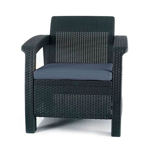 amazon.com, Kefer All Weather Outdoor Patio Chair with Cushion