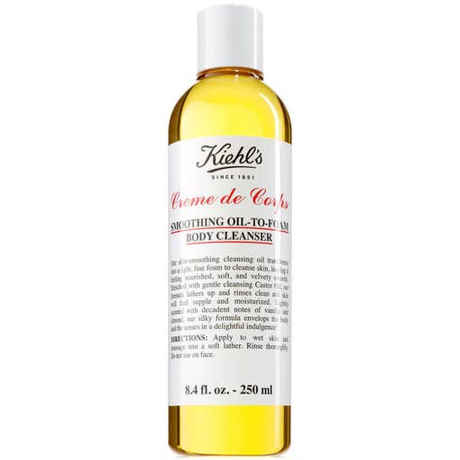 macys.com, Kiehl's Creme de Corps Smoothing Oil-to-Foam Body Cleanser