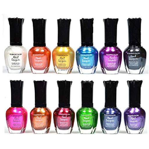 amazon.com, Kleancolor Nail Polish Metallic Nail Polish Set