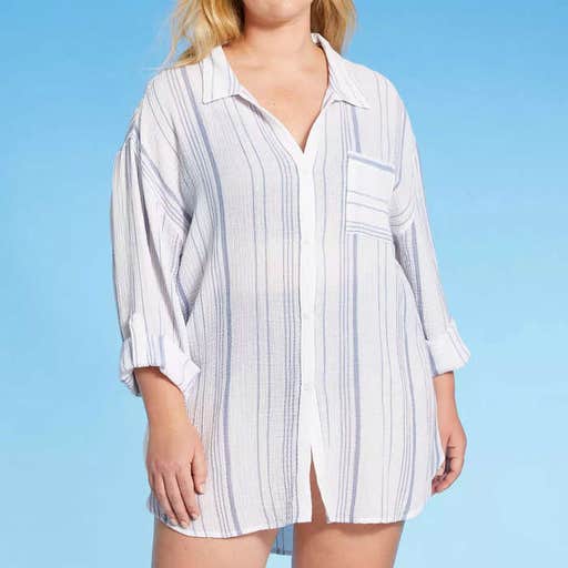 target.com, Kona Sol Button-Up Cover Up Shirtdress