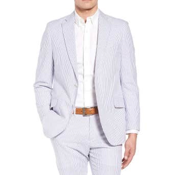 Kroon Jack AIM Classic Fit Seersucker Sport Coat