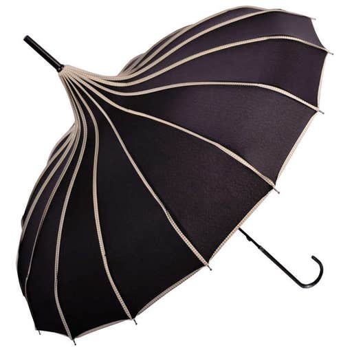 amazon.com, Kung Fu Smith Women Vintage Travel Stick Rain Pagoda Parasol