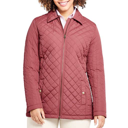 landsend.com, Lands' End Plus Size Insulated Quilted Barn Jacket