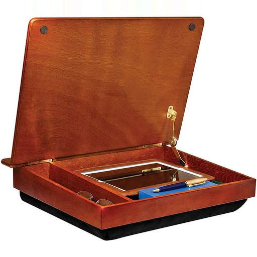 amazon.com, LapGear Wood Lap Desk With Storage