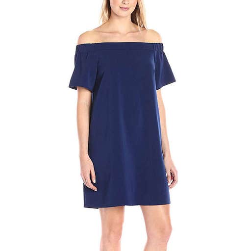 amazon.com, Lark & Ro Off The Shoulder Shift Dress