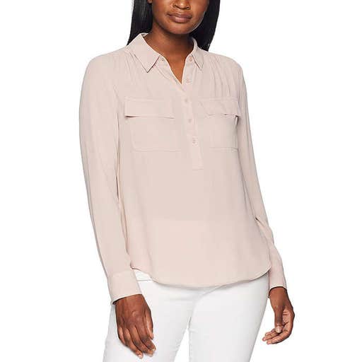 amazon.com, Lark & Ro Sheer Utility Blouse