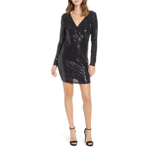 nordstrom.com, Leith Sequin Sheath Dress