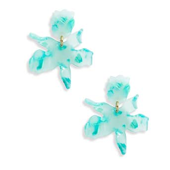 Lele Sadoughi Small Paper Lily Earrings