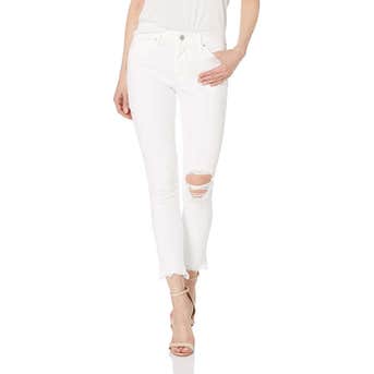 Levi's 721 High Rise Skinny Ankle Jeans In Iced Out