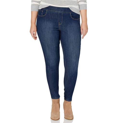 amazon.com, Levi's Perfectly Slimming Plus-Size Pull-on Skinny Jeans