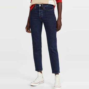 Levi's Wedgie Icon Fit Jeans In Salsa Dark Stone