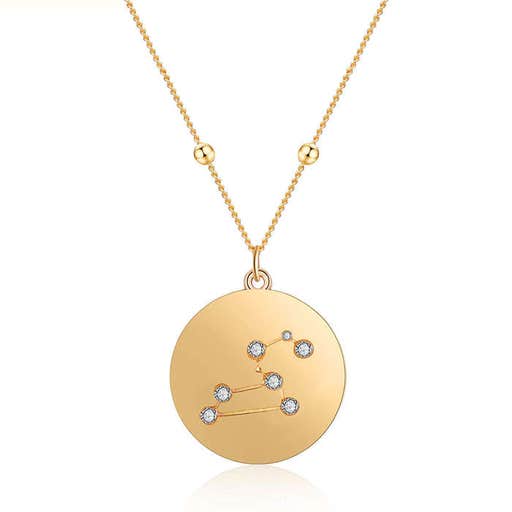 amazon.com, Lilie&White Gold Zodiac Pendant Neckalce